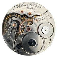 Antique 16s 1906 E. Howard 17j Mechanical Hunter Pocket Watch Movement Series 3