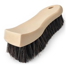 "Long Bristle Horse Hair Brush for Leather, Car Interior, Upholstery  Shoes"