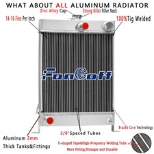 3-Core Radiator Fits David Brown CASE IH 990,990G,990Q,990SK,995,995G,995Q,1210