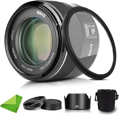 Meike 85mm f/1.8 Prime AutoFocus Portrait Camera Lens For Canon EF Mount