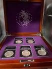 5pc Morgan’s The complete uncirculated U.S morgan silver dollar mint collection