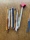 Vintage Pencils Advertising Novelty Coffee Cup Nail Matchstick Lightbulb Texas — photo 4