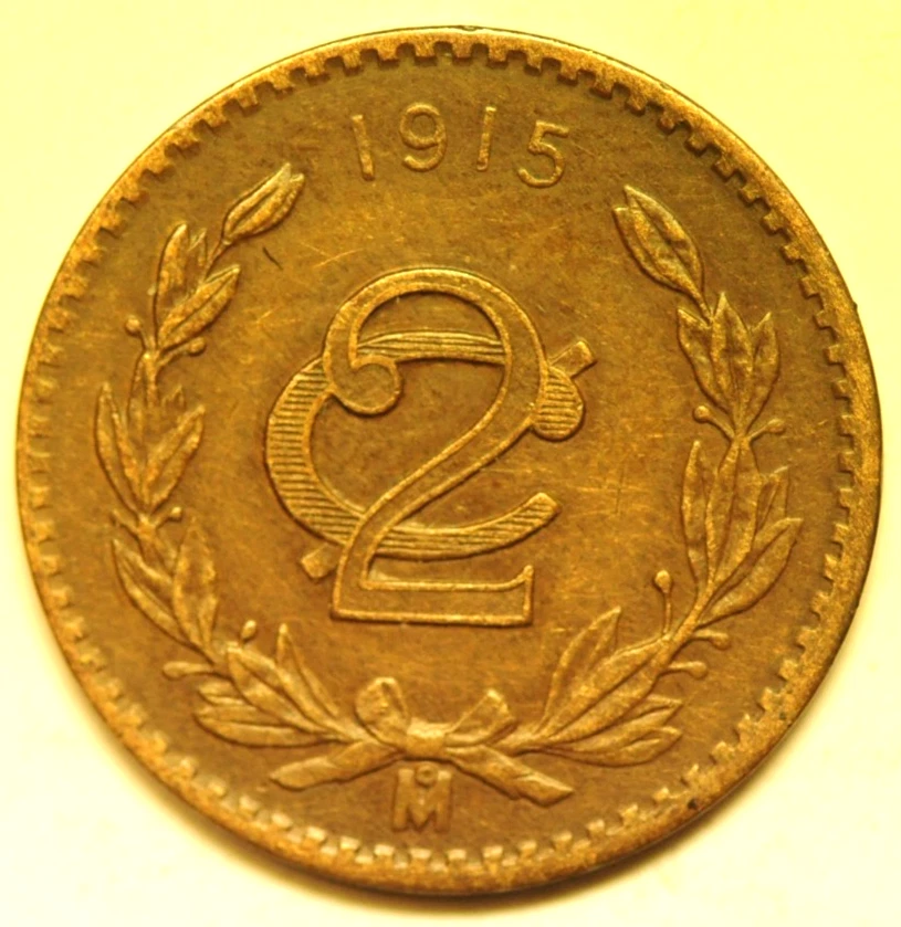 2 Centavos 1915 Year Mexican Coins (1905-Now) for sale | eBay