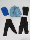 Vintage 80's Barbie & the Rockers - Ken Mix Clothes Metallic Jacket Pants Tops