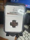 1923 US 1 CENT MS - 63 RB