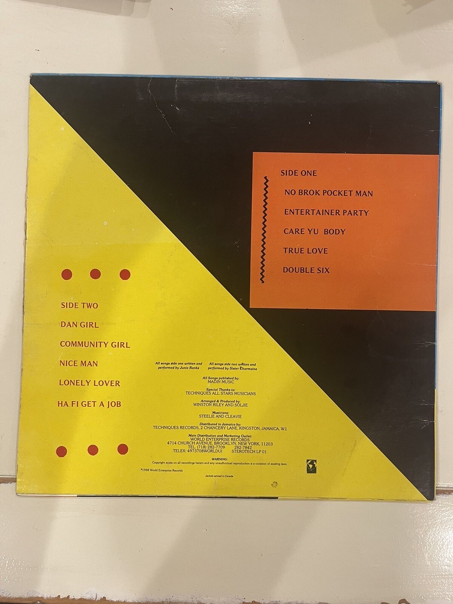 Junie Ranks Meets Sister Charmaine - Techniques Label | eBay