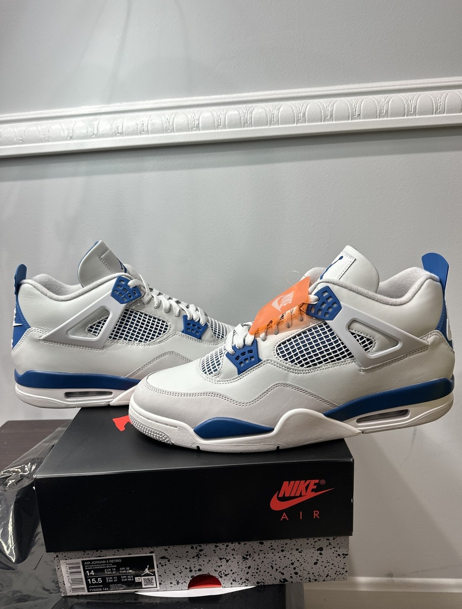 Nike Air Jordan 4 Retro Military Blue FV5029-141 2024 Size 14 | eBay
