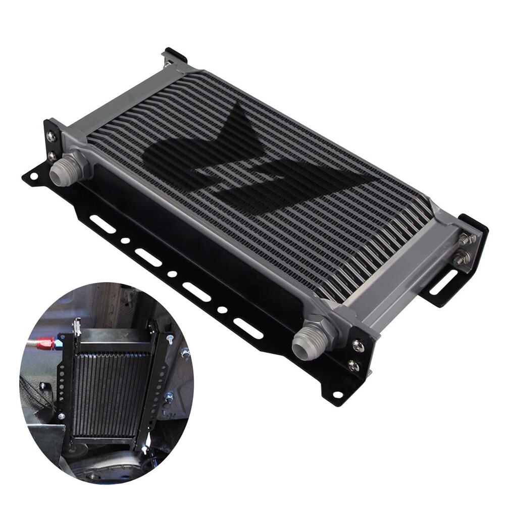 19 Row AN10 Engine 248mm Mounting Oil Cooler Kit Radiator Mocal Style