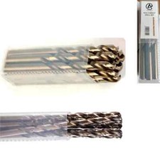 Heavy Duty Cobalt Drill Bits 10–100x HSS Ground Flute For Stainless Hard Metals