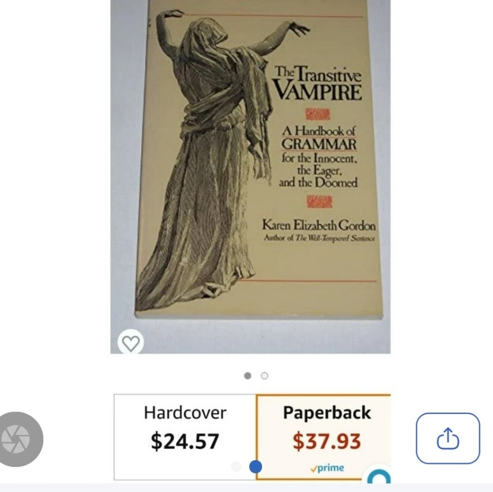 The Transitive Vampire: Handbook of Grammar for the Innocent