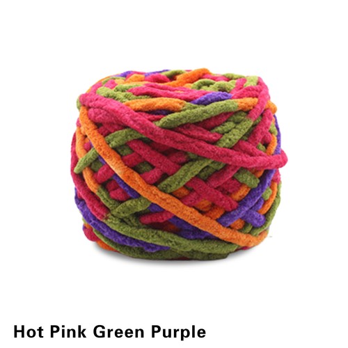 6-7mm Skeins Yarn Chunky Crochet Chenille Milk Soft Baby Velvet Knitting Wool UK - Picture 33 of 61