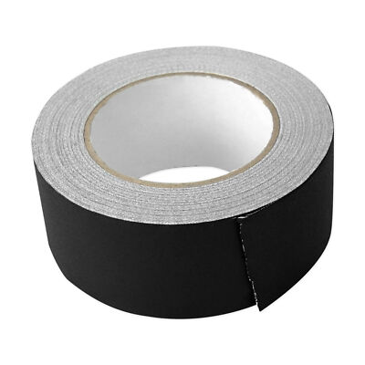 Rockville ROCK GAFF Black Gaffers Tape 2'' x 100 Ft For Pro Audio/Stage Wire
