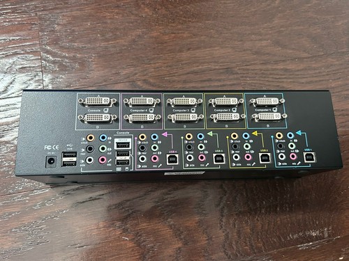 Linkskey 4 PORT USB KVM SWITCHDual monitor DVI & 7.1 surround sound Support - Photo 2/3