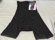 Slimshaper by Miracle Brands Hi Waist Thigh Slimmer Extra Firm Black Size Small