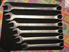 Proto Professional Tools 12 Point Combination Wrench 7/8" to 1-5/16"