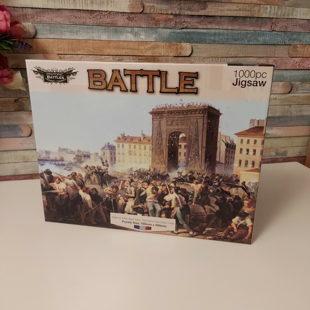 Battle At Porte Saint Denis French Revolution 1000 Pc Jigsaw Puzzle For Sale Online Ebay