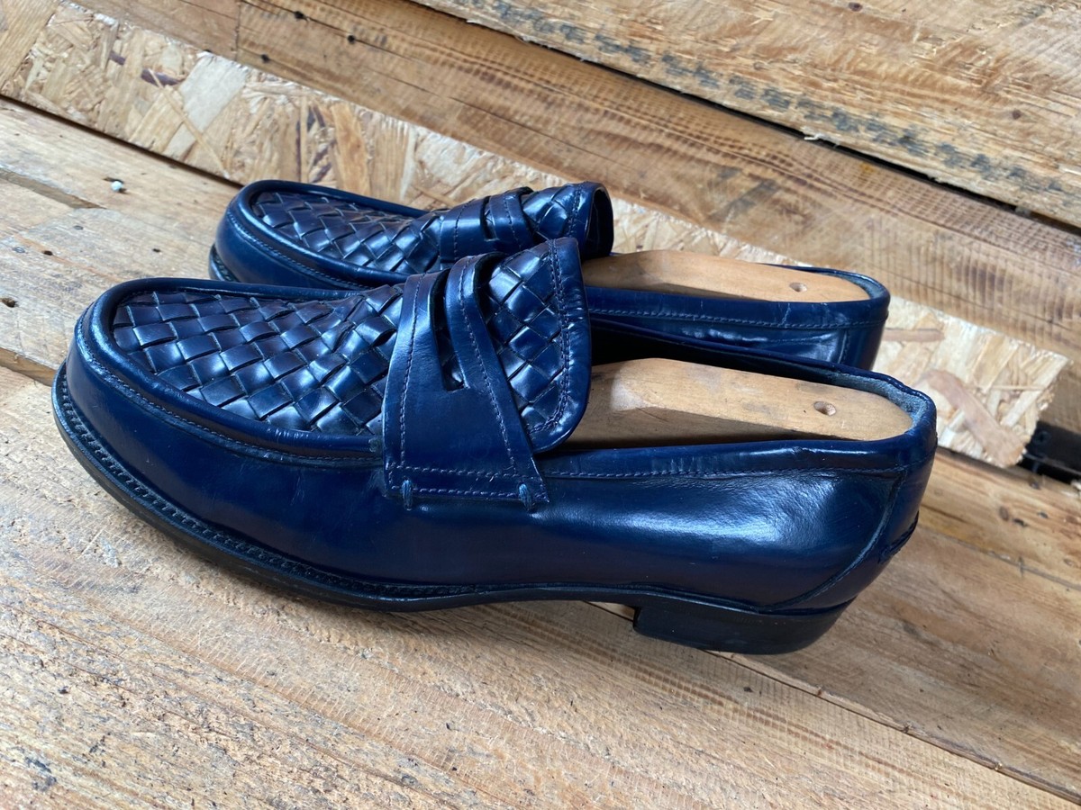 Bottega Veneta 水色 ローファー Bottega veneta mens blue leather penny loafer sz 39 US 6.5 | eBay
