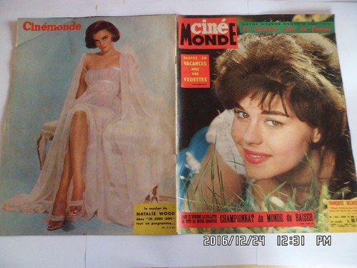 CINEMONDE N°1402 20/06/1961 FRANCOISE DELDICK NATALIE WOOD  K2 - Picture 1 of 1