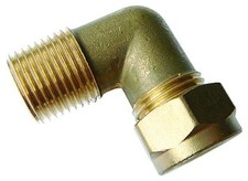 Male Stud Elbow BSPT - Imperial Compression Fitting