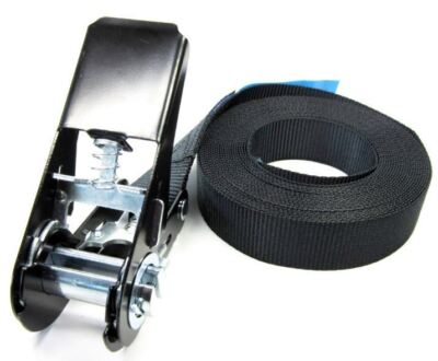 Spanngurt mit Ratsche LC400 daN Zurrgurt 6 Meter schwarz 1-100 Stück (959943)