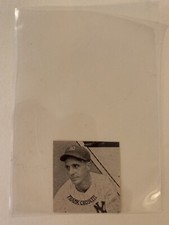 Frankie Crosetti 1936 Spalding Baseball Panel New York Yankees RARE Oddball!