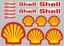 Shell Stickers/Decals - 15 High Quality Printed and Cut Stickers