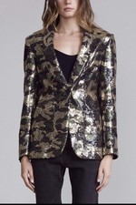 R13 Shawl Camo Sequin Jacket. Size Xs. $1795.