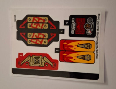 LEGO® Ninjago® Sticker aus Set 71783 stk01 Kais Mech-Bike EVO