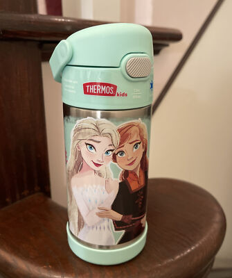 Thermos 12 oz Kid Funtainer Insulated Stainless Steel Water Bottle Disney  Frozen | eBay