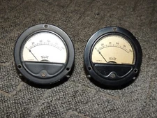 2 Vintage Triplett Meters KS8824 Model 0242 T