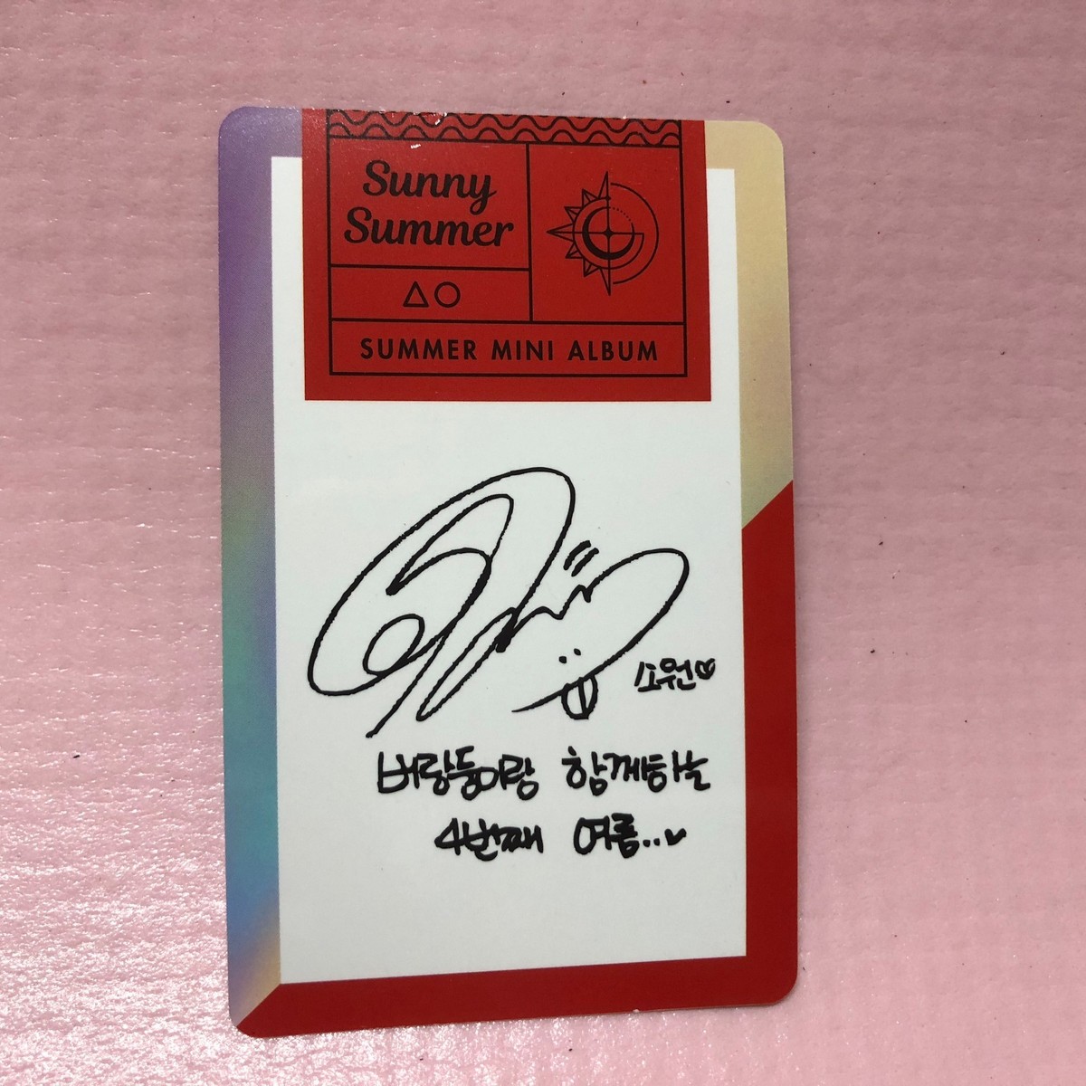GFRIEND『Sunny Summer』 オムジ 直筆サイン入り s-l1200.jpg
