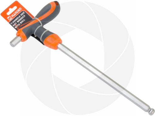 5pcs 10mm T-Handle Hexagone Torque 6 Point Hex Metric Key CRV Long Screwdriver