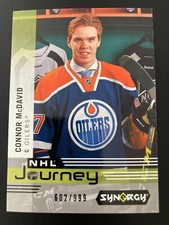 2019-20 Upper Deck Synergy NHL Journey Draft Day NP-6 Connor McDavid ed/999