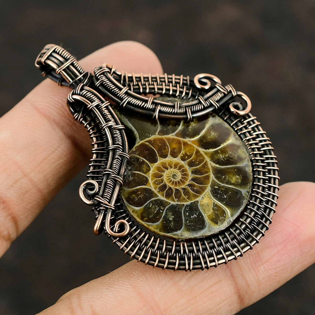Ammonite jewelry best sale