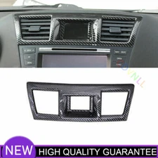 For Toyota Highlander 2008-2013 Carbon Fiber Middle Air Outlet Vent Frame Trim