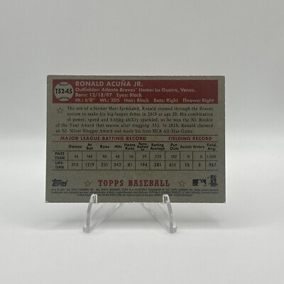 Acuuさんの専門ページ 2021 Topps - 1952 Topps Redux #T52-45 Ronald Acuña Jr. | eBay