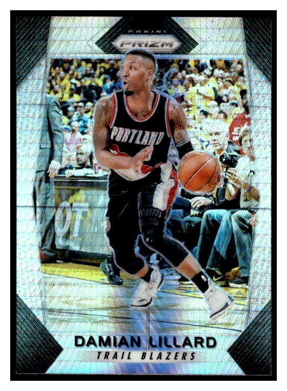 2017-18 Prizm Hyper Prizm 141 Damian Lillard Portland Trail Blazers card