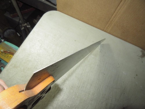 Vintage Henry Disston & Sons 240 Panel/Hand trim 15 TPI Saw good tool to restore - Picture 16 of 24