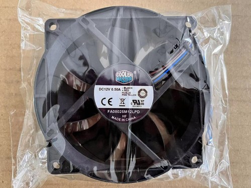 Cooler Master 8025 8cm 80mm FA08025M12LPD 12V 0.50A 4-wire PWM CPU cooling fan - Picture 6 of 7