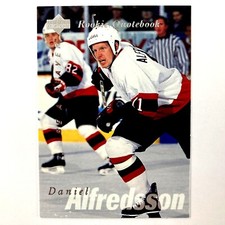 Daniel Alfredsson 1995-96 Be A Player Rookie Card #171 NHL HOF Ottawa Senators. rookie card picture