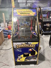 Coin Quarter Pusher Machine W/ Bill Coin Changer & Bonus Hole Blue Heavy Duty