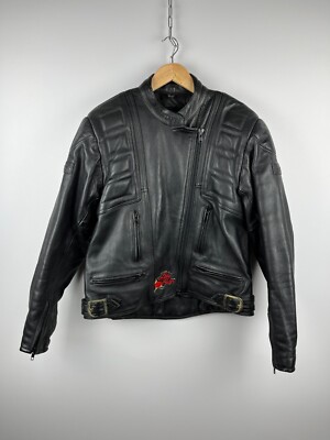 Women's Belstaff Leather Jacket Biker Motorcycle Size 20