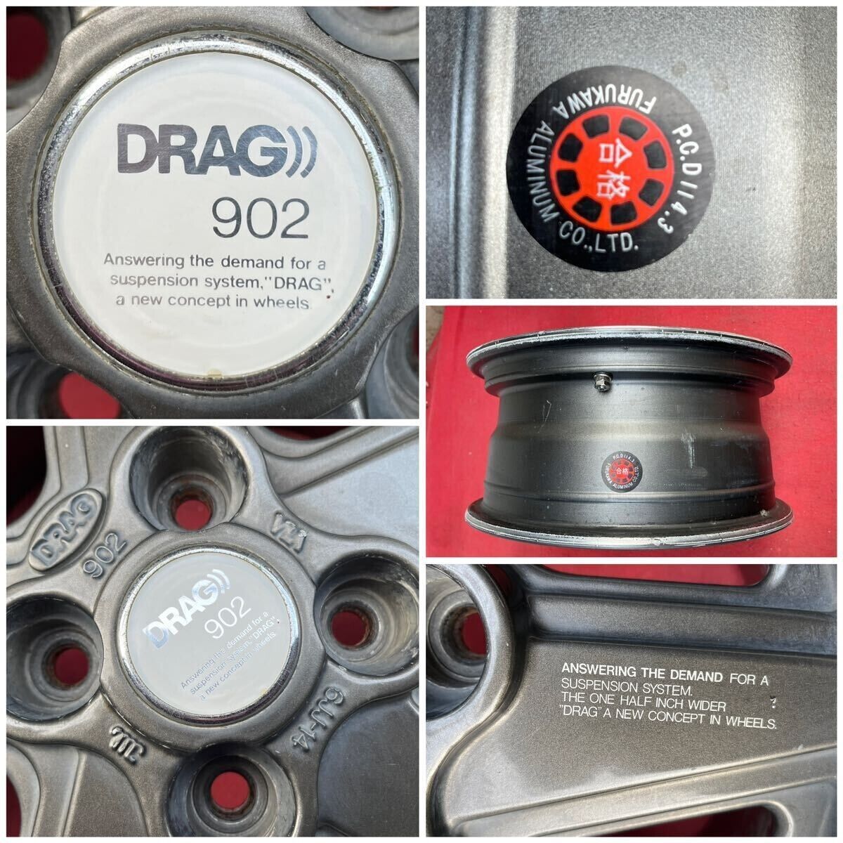 JDM DRAG 902 14x6.0+38 114.3x4 Set4 Wheels japan Racing JDM DRAG 902 14x6.0+38 114.3x4 Set4 Wheels japan Racing