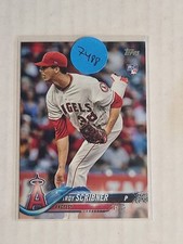 2018 Topps Troy Scribner Rookie Los Angeles Angels #440