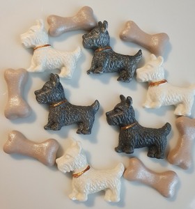 sugar paste dogs