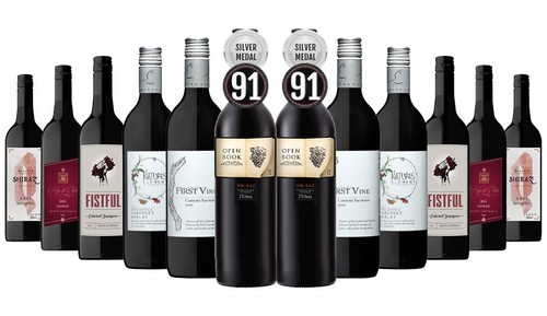 AU Premium Red Wines 12x 750ml