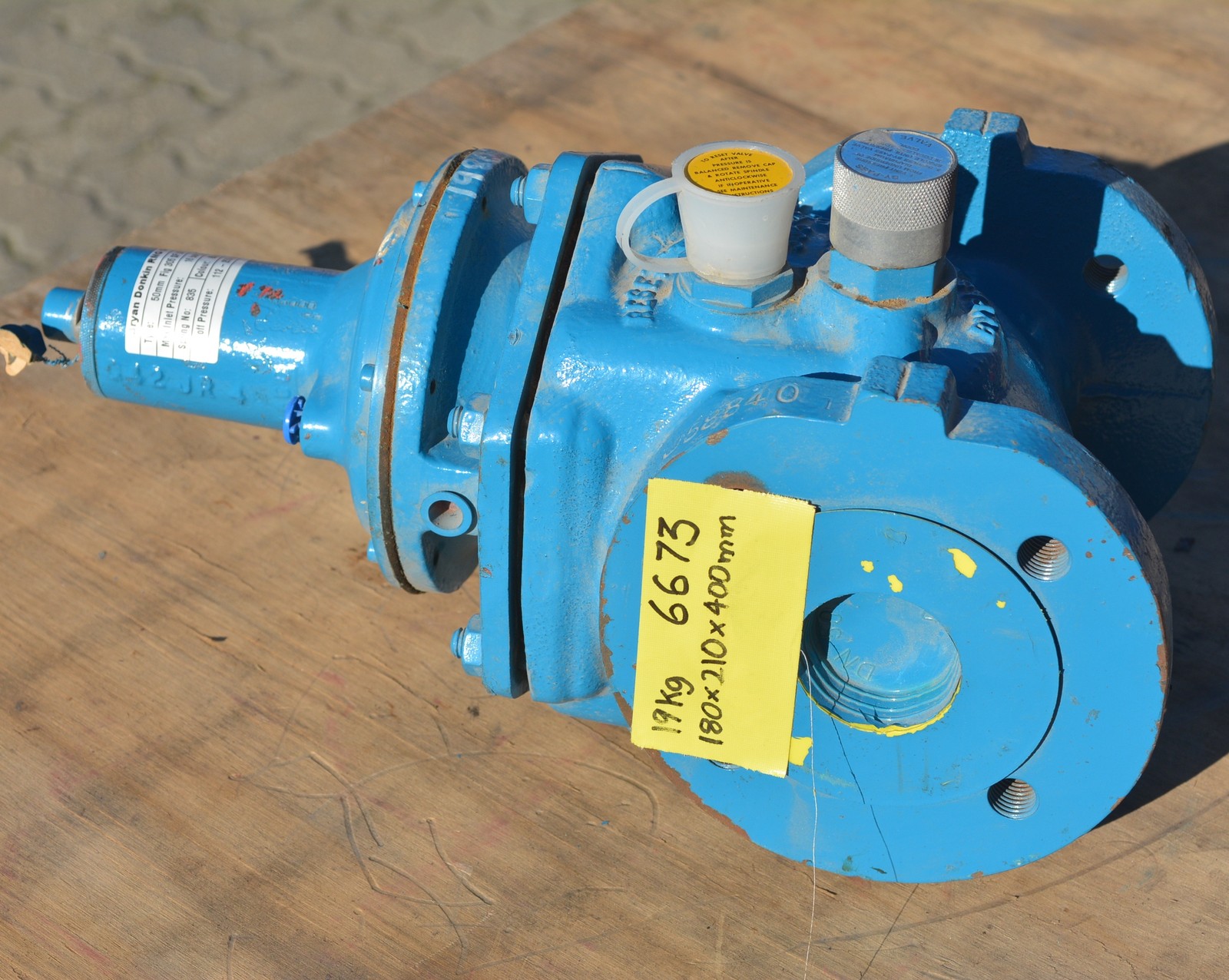 RMG Bryan Donkin 50mm Fig 305 SF LP gas safety cut off valve Ser No