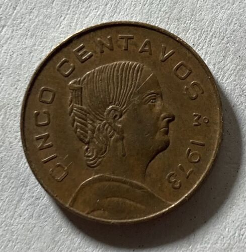 1973 Cinco Centavos Mexican Coin