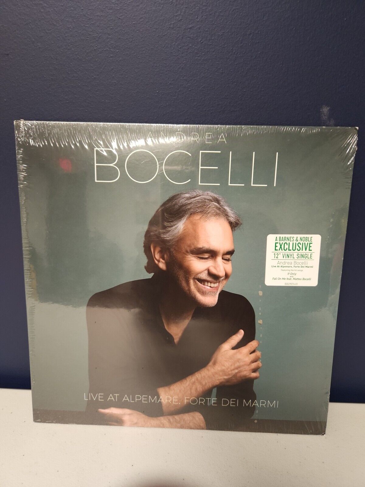 ANDREA BOCELLI LIVE AT ALPEMARE, FORTE DEI MARMI 12"SINGLE Lp