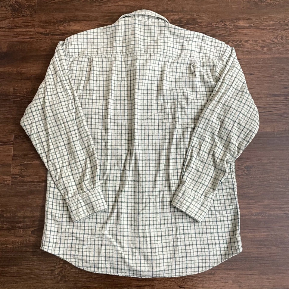 Vintage Rogue Washed Cotton Flannel Button Up Shirt Mens Medium Plaid Grunge - Image 4 of 4